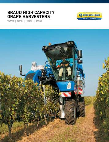 BRAUD HIGH-CAPACITY GRAPE HARVESTERS -  Brochure